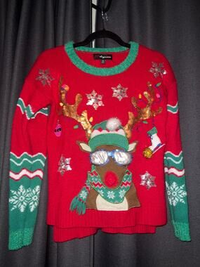 Ugly Christmas Sweater Xmas Size XS